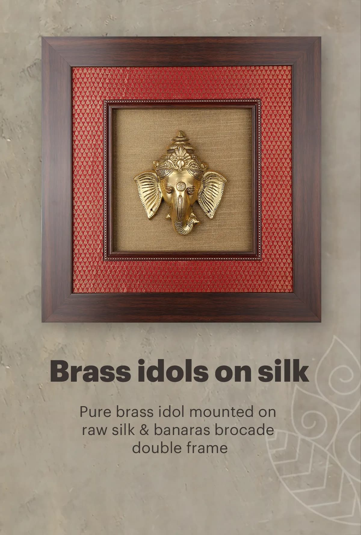 Brass Idols on Silk
