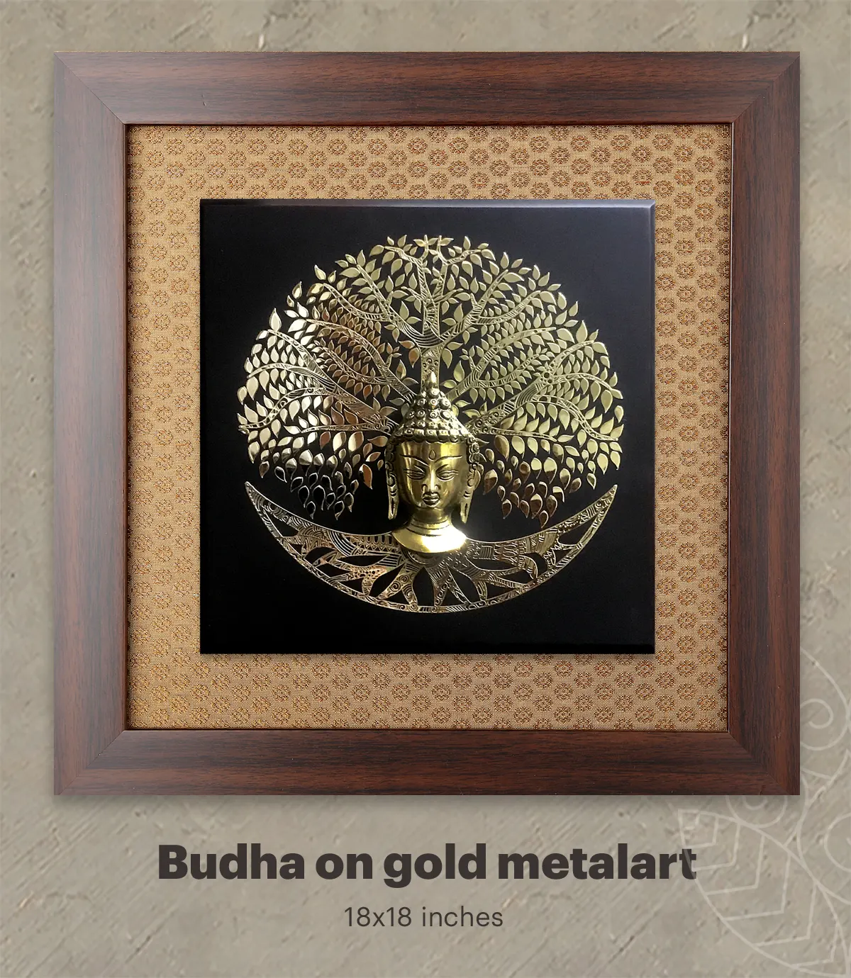 Buddha on Gold (16x16 – 01)
